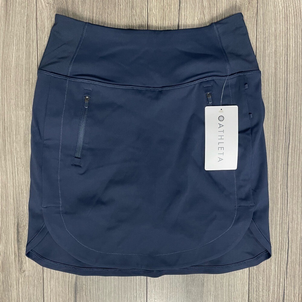 ATHLETA FAIRWAY HIGH RISE GOLF 18 SKORT Sz XS NWT